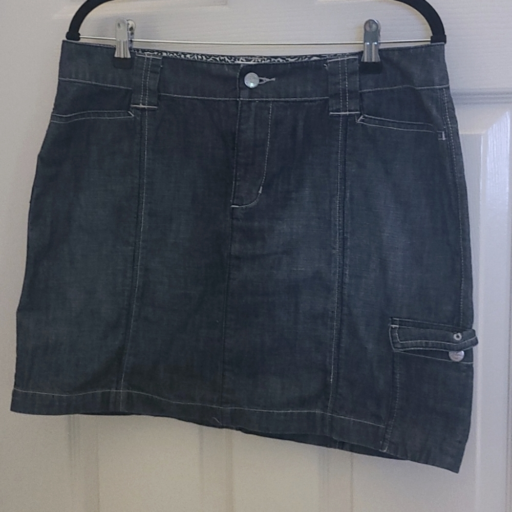 White House Black Market Denim Skirt, Sz 12